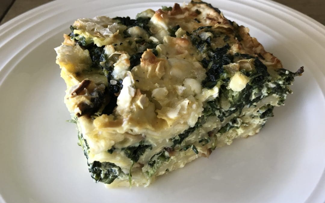 Cooking with Chef Melinda: Spinach and Feta Matzah Quiche