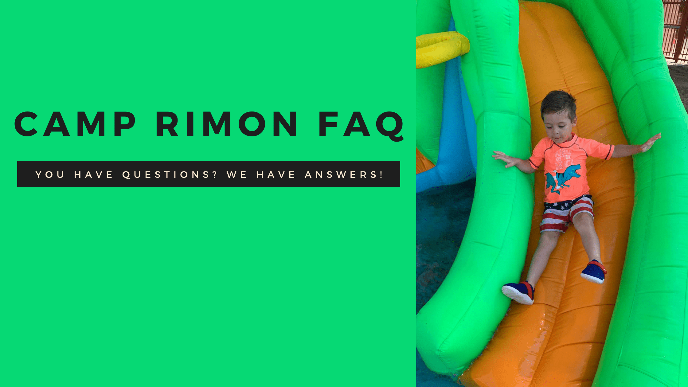 Your camp questions answered EVJCC