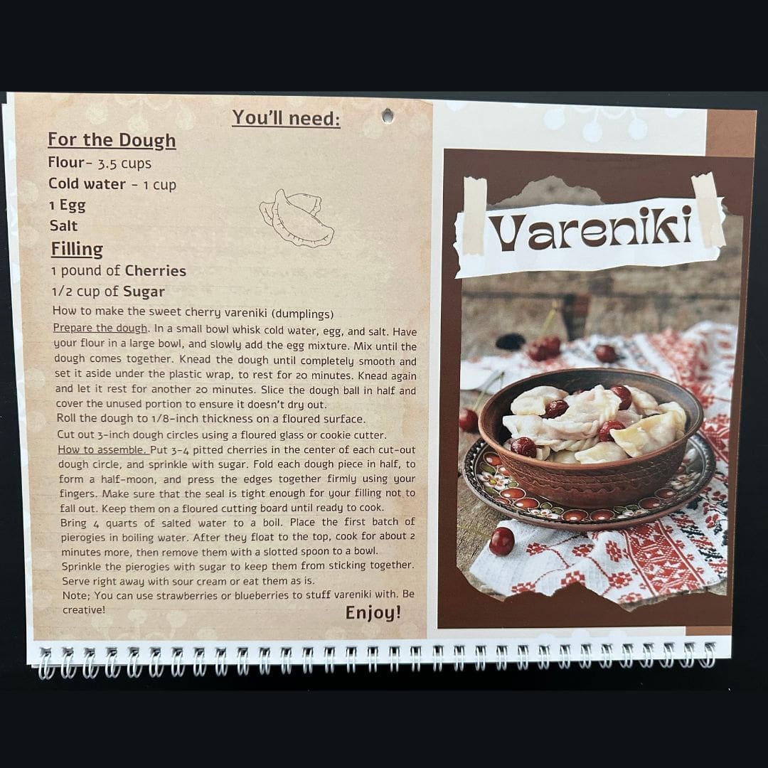 Calendar recipe